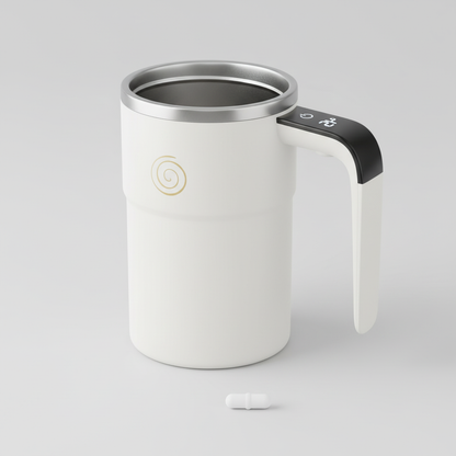 LazyBrew™ Zelfroerende Koffiemok (380 ml) – USB-C