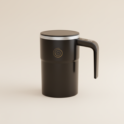 LazyBrew™ Zelfroerende Koffiemok (380 ml) – USB-C
