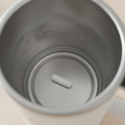 LazyBrew™ Zelfroerende Koffiemok (380 ml) – USB-C